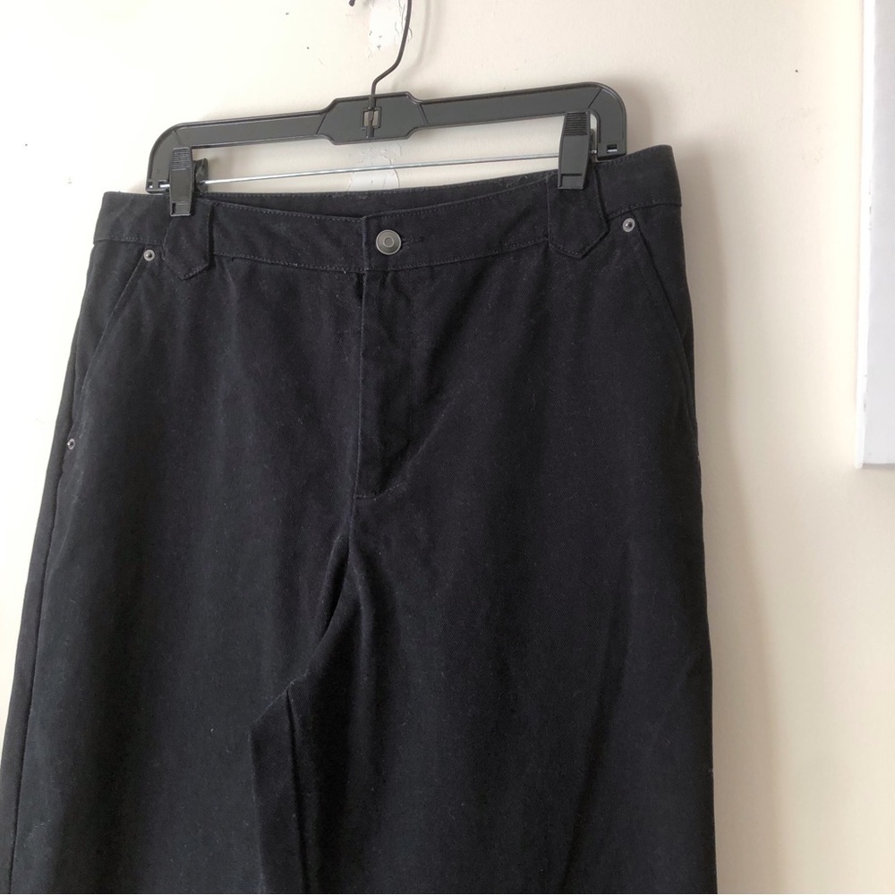 Future Collective High Rise Straight Twill Pant Yoke Seam Sz 12 Reese Blutstein - Picture 7 of 14